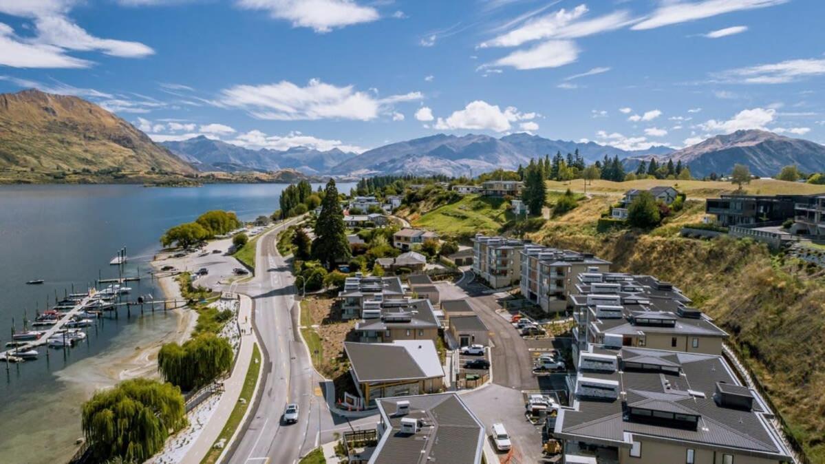 Lake View Studio Apartment Wanaka Dış mekan fotoğraf